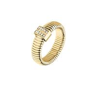 Morellato Bague Femme, Acier, Cristaux, Collection ONDA, Effet Rayé