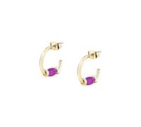 Morellato Boucles d'oreilles Cercle pour Femme en Cercle d'Acier, Perles, Collection SUMMER COLOURS