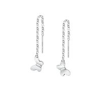 Boucles d'oreilles longues en acier Papillons Passioni SAUN33