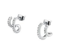 Morellato Boucles d'oreilles Femme en Acier, Cristaux, Collection Creole, Cadeau Maman - SAUP16