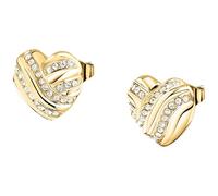 Morellato Boucles d'Oreilles Femme, Acier, Cristaux, Collection BATTITO, Cœur - SAZQ07