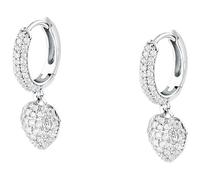 Morellato Boucles d'Oreilles Femme, Argent 925 Recyclé, Zircons, Collection NOBILE, Cœur - SAZK08