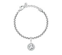 Morellato Bracelet Femme, Acier, Collection DROPS, Breloque Cupidon - SCZ1436