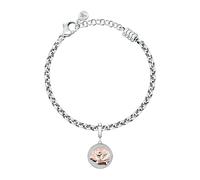 Morellato Bracelet Femme, Acier, Collection DROPS, Breloque, Rose - SCZ1435