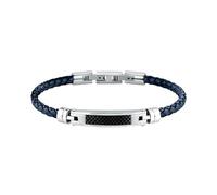 Morellato Bracelet Homme Acier Cuir Moody Collection SQH61, Acier allié