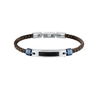 Morellato Bracelet Homme en Acier, Cuir, Collection Moody - SQH60