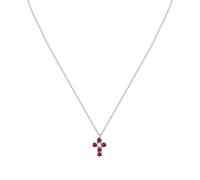 Morellato Collier Femme en Argent 925‰ Recyclé avec Croix, Tennis, Collection TESORI