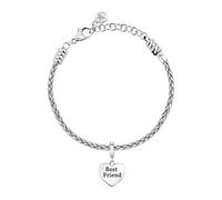 Morellato Drops Bracelet Femme Pendentif | Acier, Couleur Argent, Taille 16 + 3 cm, Cœur, SCZ1459