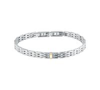 Morellato Gold Bracelet Homme Chaîne | Acier, Or 750‰, Couleur Argent, Doré, Taille 18 + 3 cm, SABY18