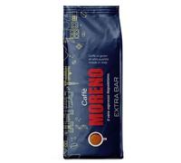 Moreno Extra Bar typique napolitaine 1 kg de haricots entiers au goût acidulé en raison de la forte proportion de Robusta