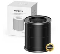 MORENTO Filtre HEPA Véritable Compatible avec le Purificateur d'Air MR2566 Pour Poussière, Squames d'Animaux, Pollen Pour Chambre à Coucher et Bureau, Version Originale, 1 Pack+3 couches de filtration