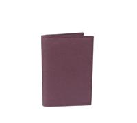MORENTSU Porte-passeport de voyage en cuir Saffiano avec lettres personnalisables, violet, Taille unique