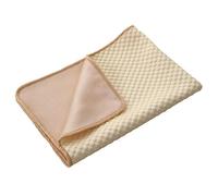 MORENTSU Tapis de refroidissement d'été pour chien et chat - Couverture respirante - Lavable - Respirant - Siège de voiture - Jaune - M 60 x 50 cm