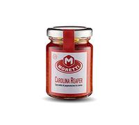 Moretti® Crème de piment | 100% calabrais 100% naturel | Piments cultivés et transformés en Calabre avec de l'huile d'olive | Crémeux à tartiner | Fabriqué en Calabre (Carolina Reaper 1 Pièce)