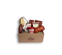 Moretti® Panier de Noël Artisanal avec Charcuterie et Fromages - Parfait pour les Cadeaux de Noël 2024, les Pique-niques d'Été et les Apéritifs - Inclut des Cadeaux. (PANIER DE LA NONNA)