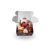 Moretti® Panier de Noël Artisanal avec Charcuterie et Fromages - Parfait pour les Cadeaux de Noël 2024, les Pique-niques d'Été et les Apéritifs - Inclut des Cadeaux. (PANIER DE CALABRIE)