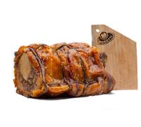 Moretti® Porchetta di Ariccia IGP sous vide | Croustillante à l'extérieur | Produit typique | Sans gluten | Sans conservateurs | Viande de porc italienne sélectionnée