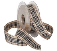 Morex Blackberry Plaid Ruban, 2,5 cm par 20,1 m Bobine Naturel,