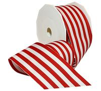 Morex Ribbon 99540/20-609 Grosgrain Stripes Ribbon, 2 1/4 by 20 yd, Red by