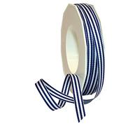 Morex Ribbon Bobine 99502/20-614 Gros Grain Rayures Ruban, 3/20,3 cm par 18,3 m., Bleu Royal