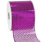 Morex Ribbon Bobine Chicago Poly Ruban Motif nid d'abeille, 3-1/4 en 139,7 cm Yard Bobine