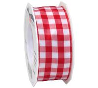Morex Ribbon Bobine Karo Ruban, 1-1/5,1 cm par 20,1 m, Rouge