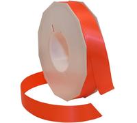 Morex Ribbon Double Face Satin 7/8-Inch by 50-Yard Orange Fluo