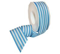 Morex Ribbon Grosgrain Stripes Ribbon, 1-1/2 by 20 yd, Baby Blue by