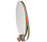 Morex Ribbon Ruban Gros-Grain 99502/100-815 en Polyester rayé Arc-en-Ciel pour travaux manuels, décorations de fierté, Cadeaux pour Filles, Emballage Cadeau avec Drapeaux de fierté