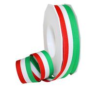 Morex Ribbon Ruban Gros-Grain à Rayures, 2,2 cm x 18,1 m, Italien