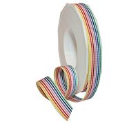 Morex Ribbon Ruban monarque, 1,6 cm x 18,1 m, rayures bonbon (99503/20-414)