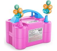 MORFONE Pompe à Ballon, Gonfleur Electrique Double Utilisation, Soufflante Gonfleuse, pour Fête, Mariage, Anniversaire, Décoration