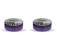Morfose Deep Aqua Hair Styling Wax 175ml - Cire coiffante Max Hold - Fixation maximale & brillance intense - Contrôle longue durée (Lot de 2)