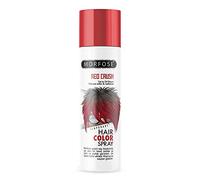 Morfose Red Crush Temporary Hair Color Spray 150ml - Spray teinture capillaire temporaire - Couleurs tendance et éclatantes avec tenue jusqu'à 24 heures, facile à enlever au lavage.