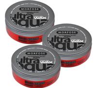 Morfose Rouge Ultra Aqua Cheveu Gel Wax Extra Brillant Pro-Style (3er Lot) 175ml