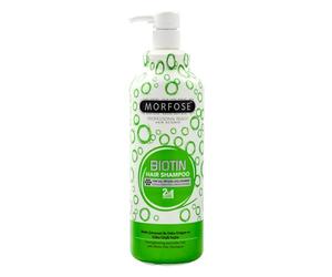 Morfose Shampooing 2en1 Biotine 500 ml - Renforce les cheveux, hydrate & réduit la casse - Soin volumisant pour tous types de cheveux
