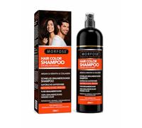 Morfose Speedy Shampooing colorant pour cheveux 420 ml - Shampooing Color contre les cheveux gris - Coloration permanente pour hommes et femmes - Nourrissant, naturellement brillant et facile à