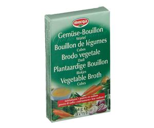 Morga Cubes bouillon de légumes pauvres en sodium Cube(S) 8x8 g