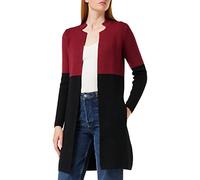 Morgan 162-mblock.m Cardigan Sweater Femme,Bordeaux/Noir,M