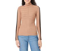 Morgan 182-mentoi.n Femme Pullover Sweater, Camel/Noir, S