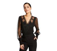 Morgan 221-TAGADA T-Shirt, Noir, XS Femme