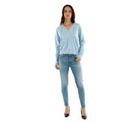 Morgan 241-MBALLON Pull, Ciel, L Femme