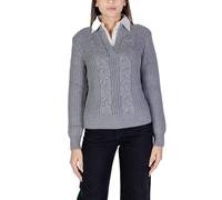 Morgan 242-MGREY Pull-Over, Gris Type, M Femme