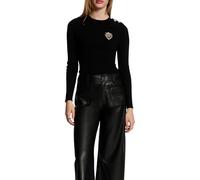 MORGAN 252-MRAYU Pull, Noir M, M Femme