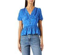 Morgan Blouse Manches Courtes imprimé Cachemire Bleu 36