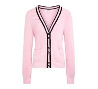 Morgan Cardigan '261-MELROSE' bleu foncé / rose clair / blanc, Taille M