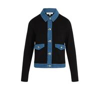 Morgan Cardigan bleu denim / noir, Taille M