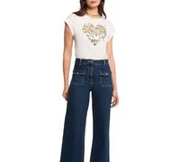 Morgan Chemisier Femme 261-DLOUP Or / Noir / Blanc cassé Taille M
