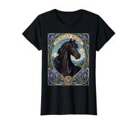 Morgan Cheval - Art Nouveau - Design équestre T-Shirt Graphique avec Valeur