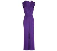 Morgan - Combinaison FEMME avec sans manches et col v violette - Taille 44